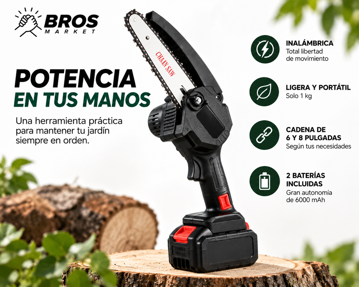 Mini Sierra Inalambrica - El corte que se adapta a tu ritmo
