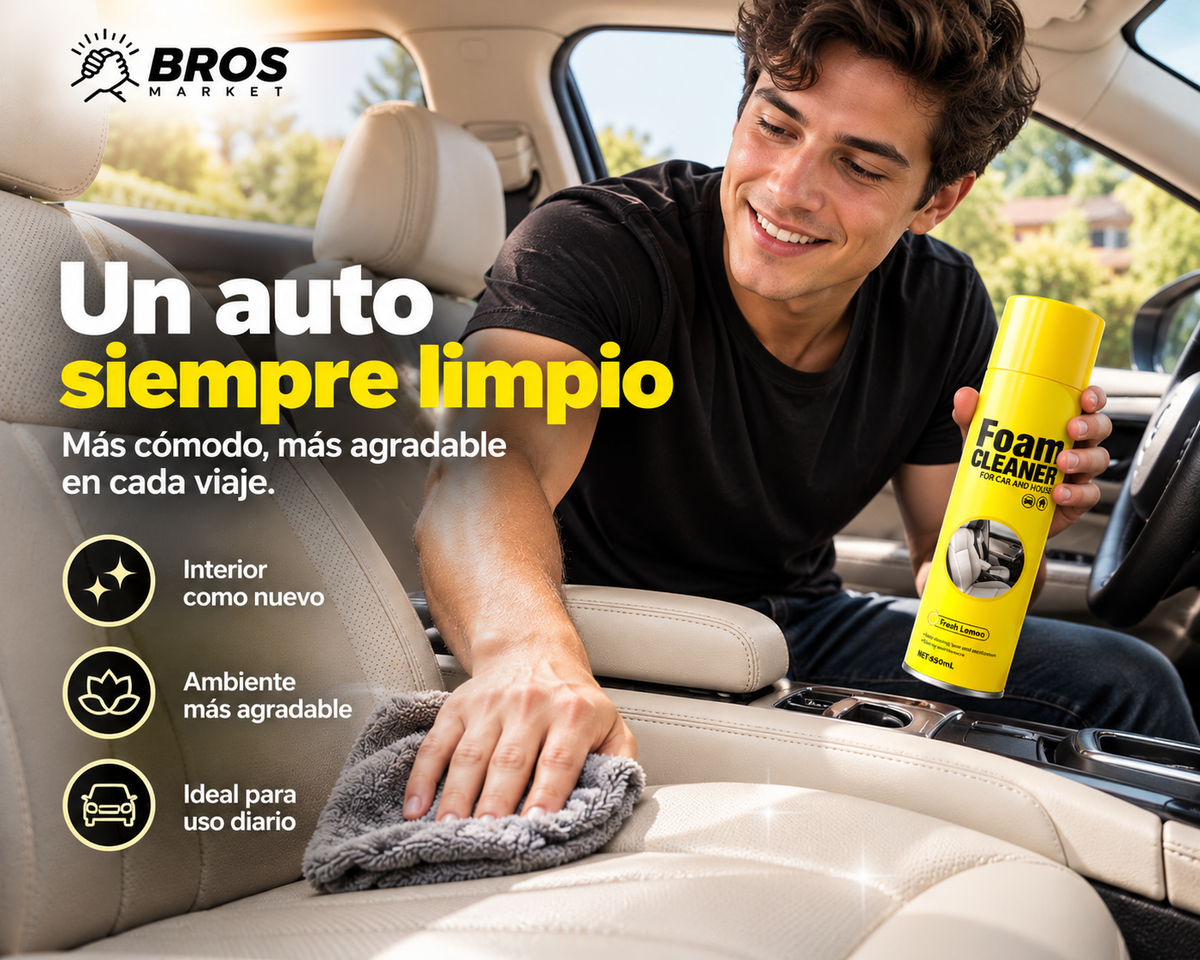 Foam Cleaner Espuma Limpiadora - Dale otra cara a tus superficies