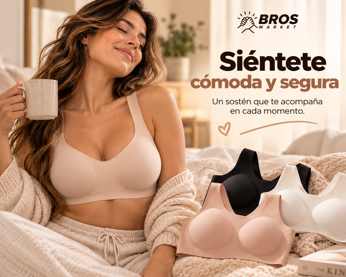 FlexiFit Sostén Moldeador Premium sin Aros - Libertad para moverte sin molestias