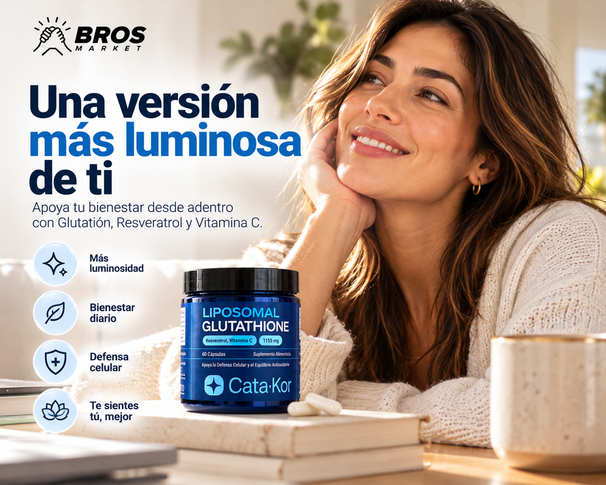 Catakor Suplemento Glutatión Liposomal 60 Cápsulas - Potencia tu defensa antioxidante