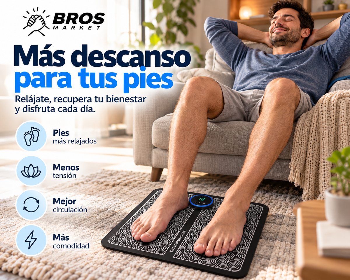 FootZen Masajeador de Pies Eléctrico - Tu momento de relajación comienza aquí
