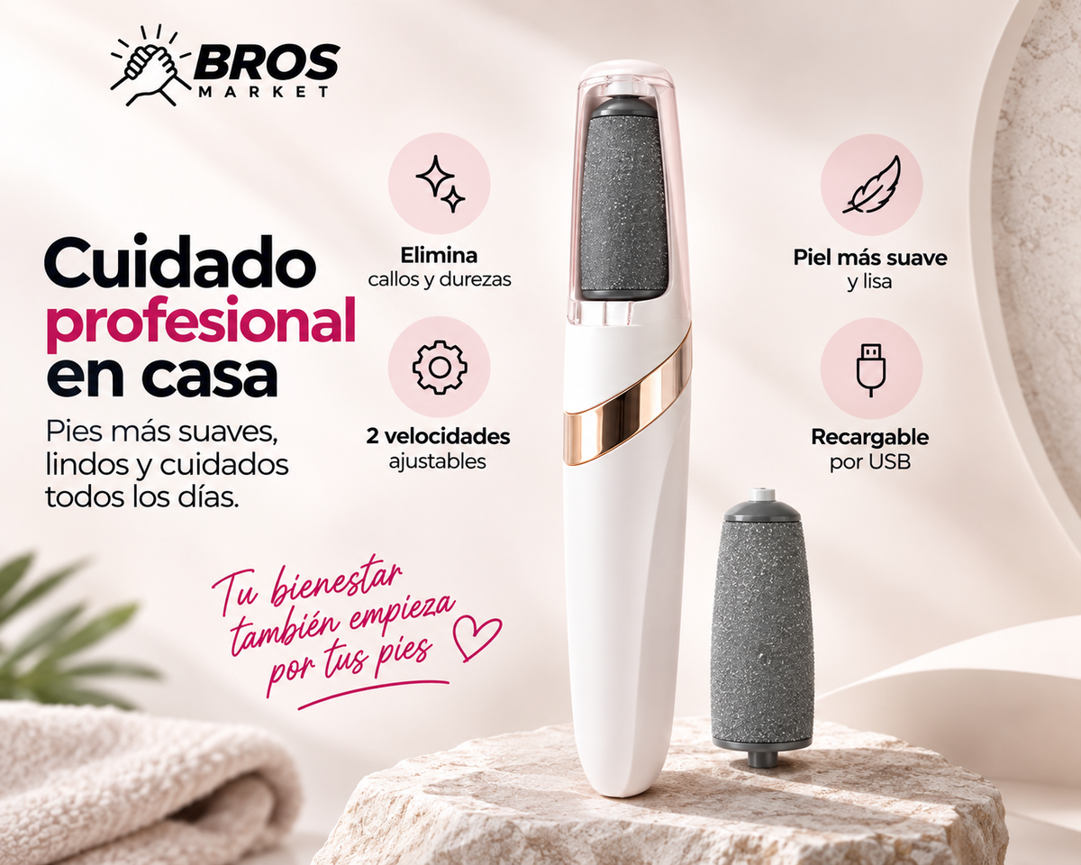 CallusRemover Removedor Callos Eléctrico - Pies suaves en minutos