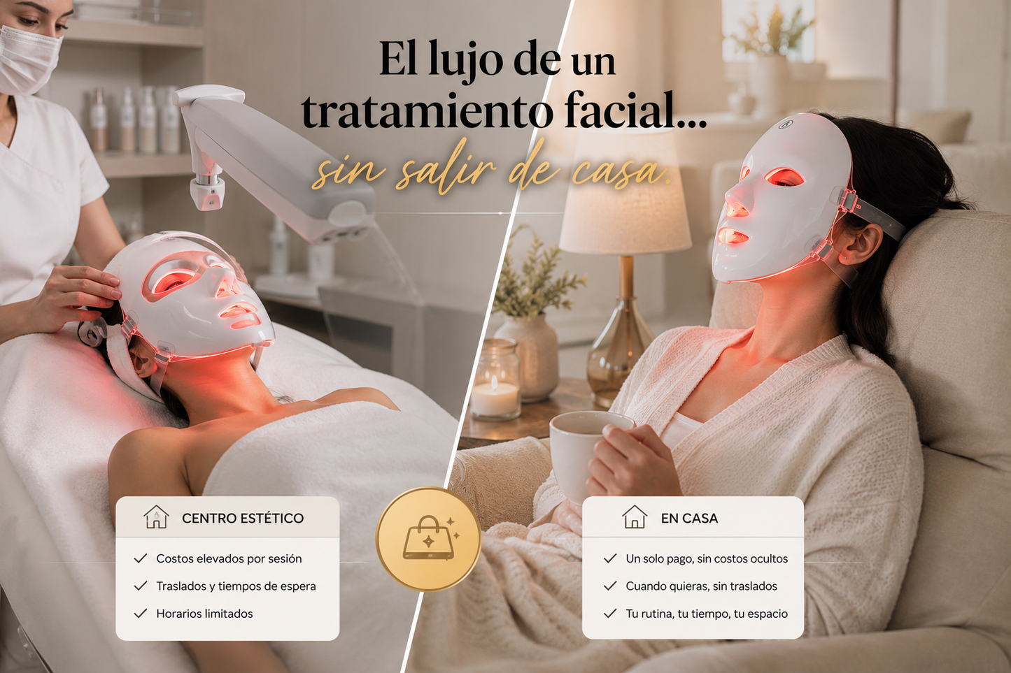 LumiDerma - Mascara de Terapia Led - Luz que Transforma tu Piel