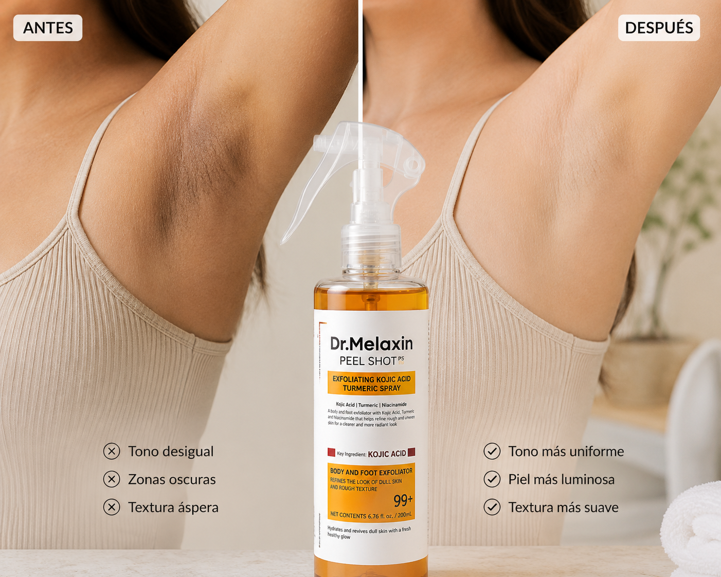Dr. Melaxin Peel Shot – Spray Exfoliante Iluminador