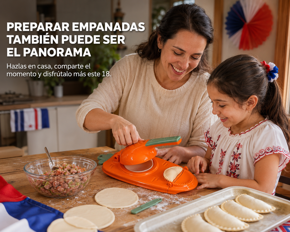 EmpanaFácil™ - Aplana, rellena y sella sin complicarte