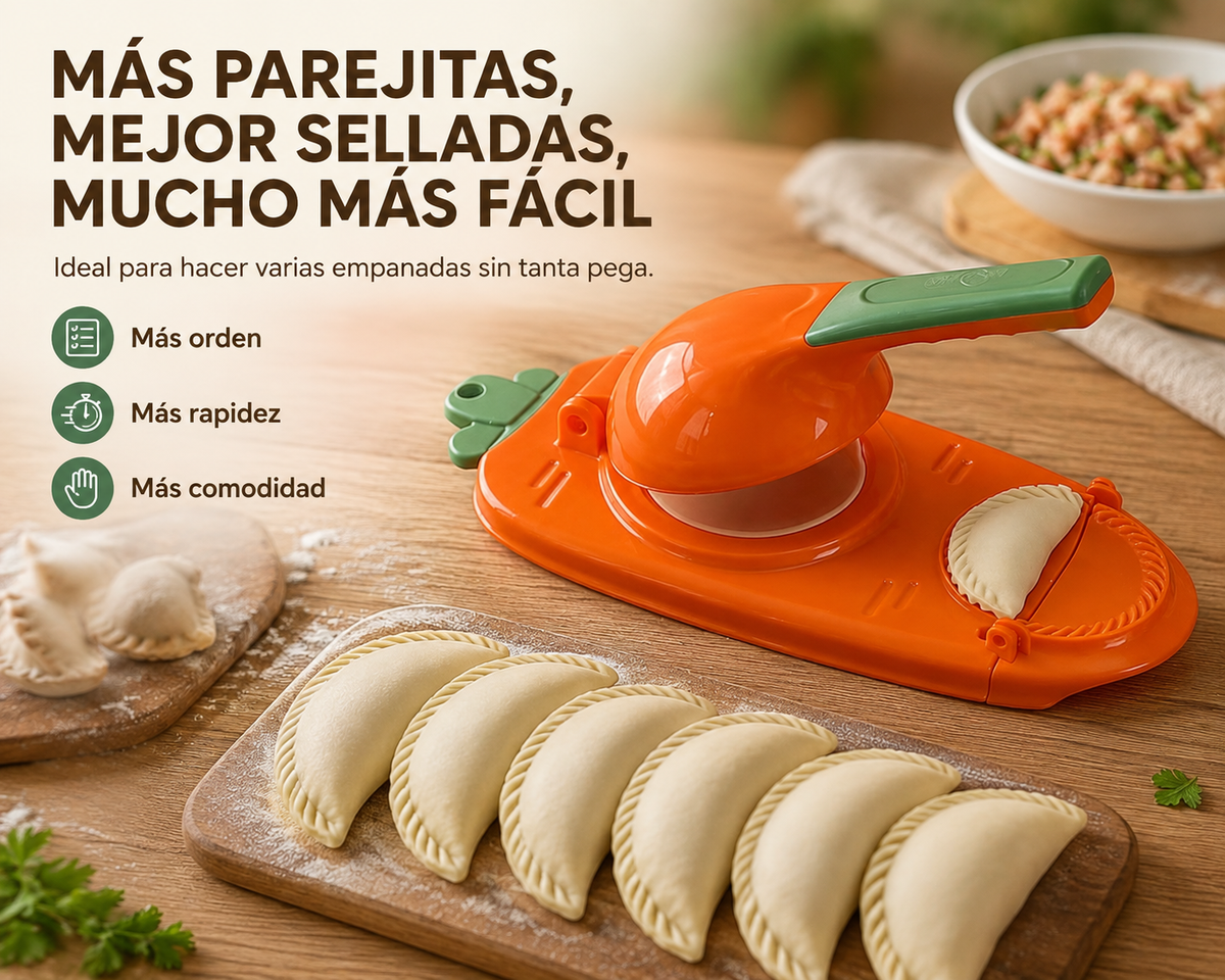 EmpanaFácil™ - Aplana, rellena y sella sin complicarte