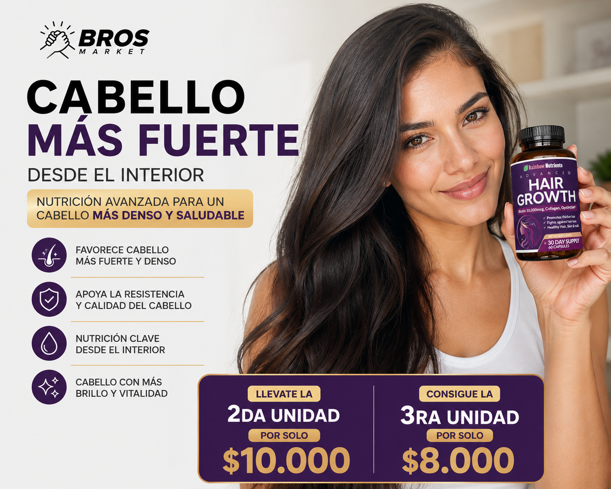 HAIR GROWTH - CABELLO MÁS FUERTE Y RESISTENTE