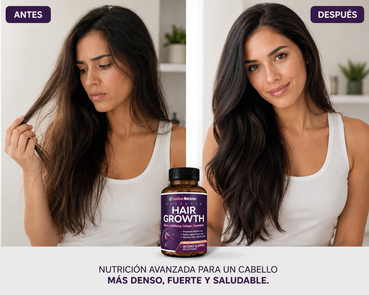 HAIR GROWTH - CABELLO MÁS FUERTE Y RESISTENTE