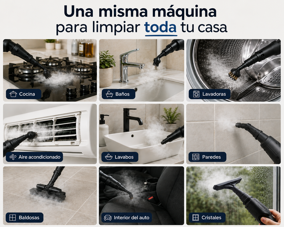VapoForce - Limpieza Profunda en Segundos