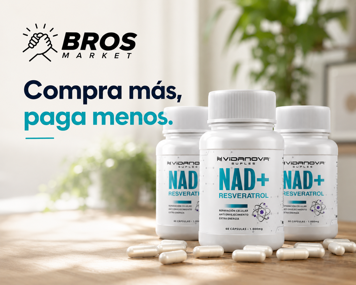 NAD+ y RESVERATROL