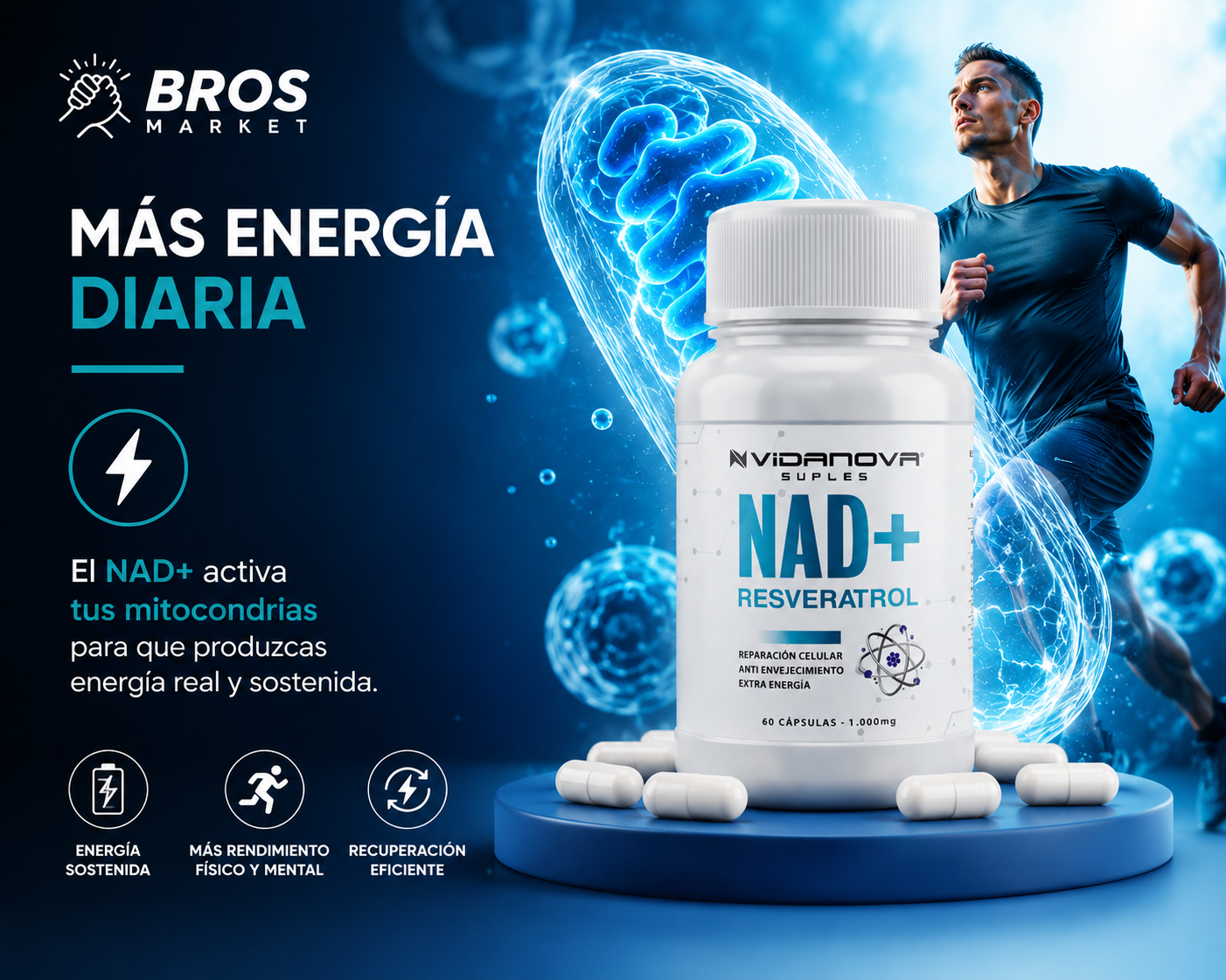 NAD+ y RESVERATROL