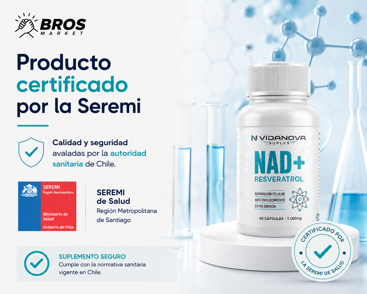 NAD+ y RESVERATROL
