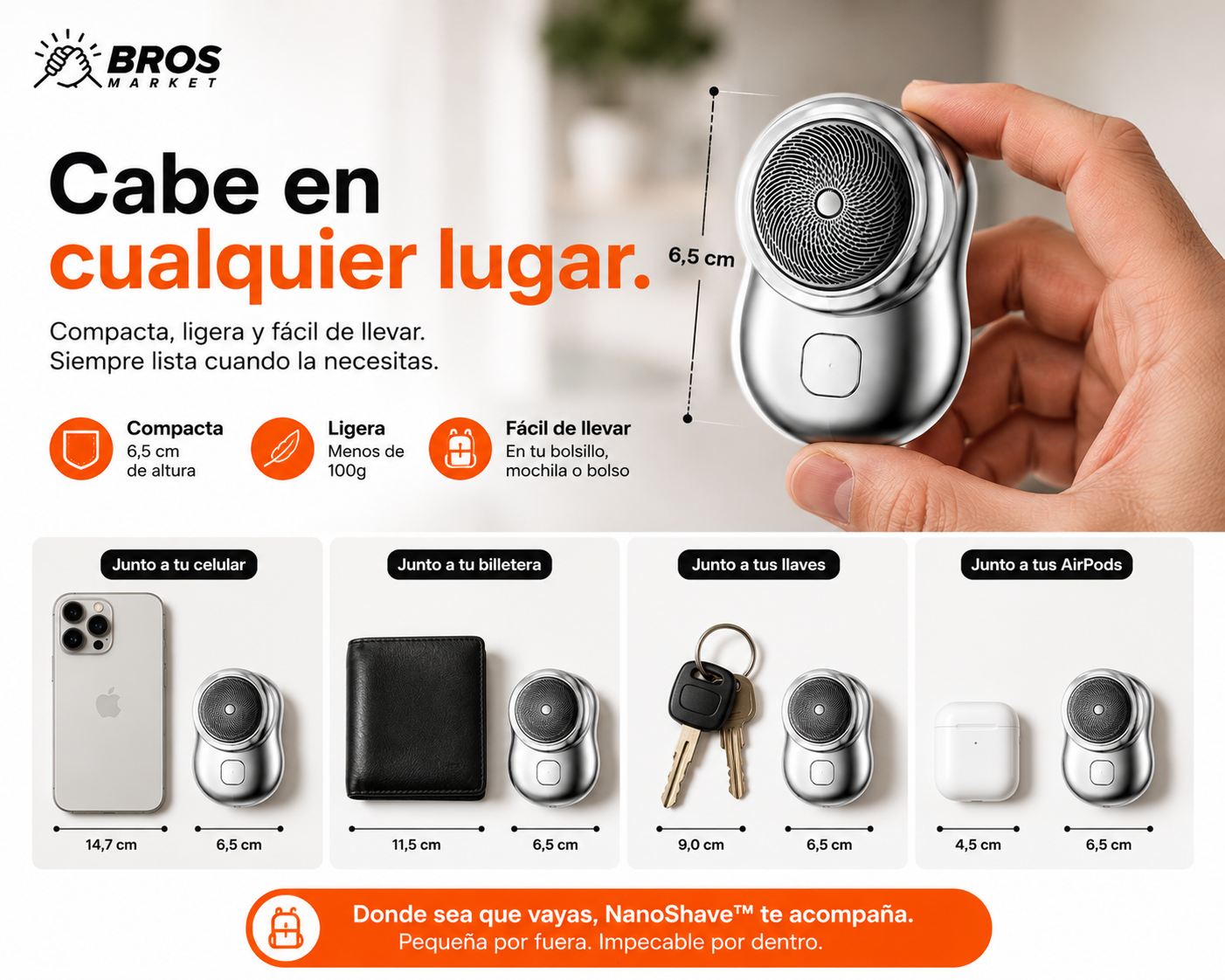 NanoShave™ - Siempre listo para verte bien