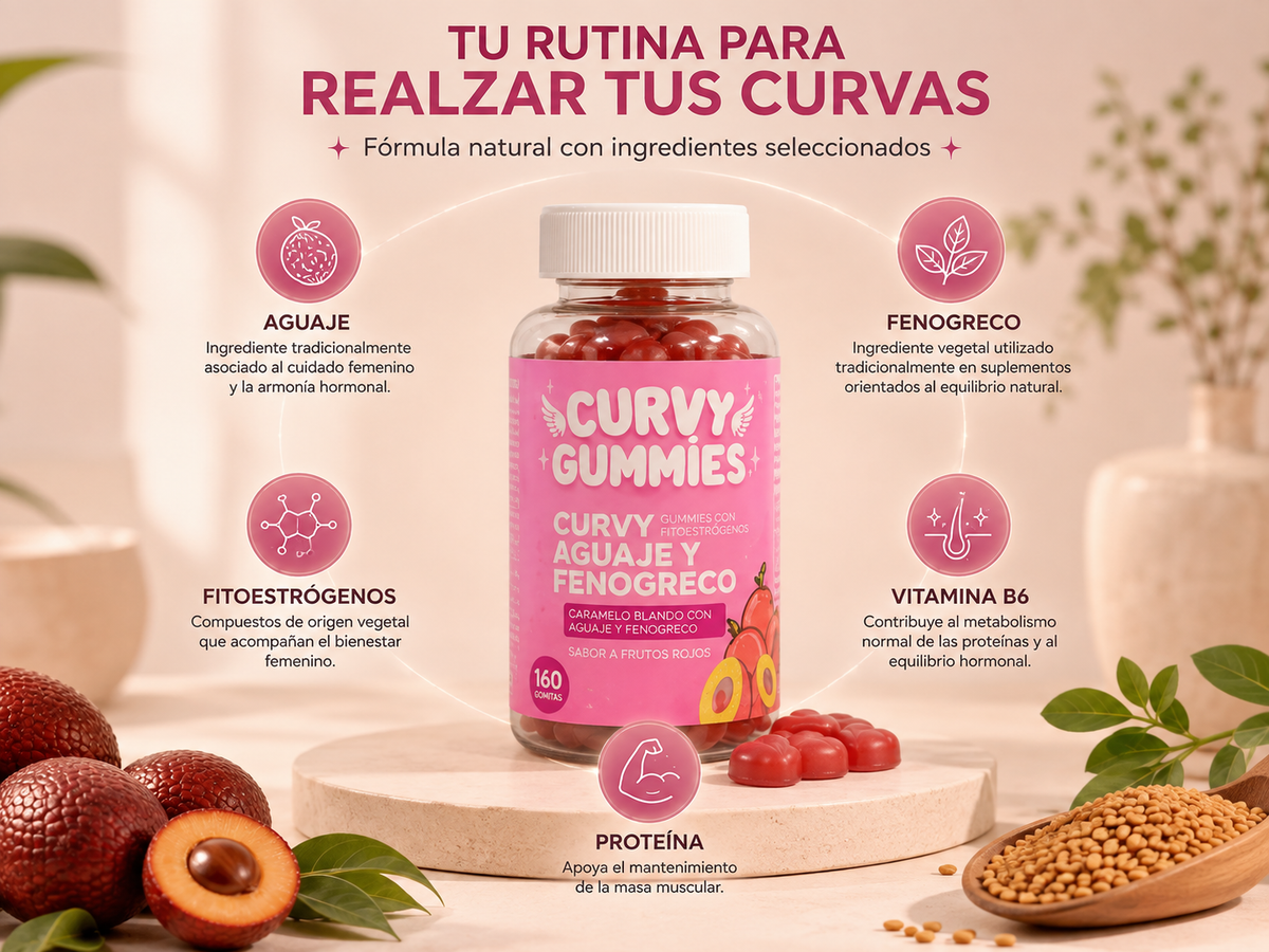 CURVY GUMMIES – MÁS CURVAS, MÁS TÚ
