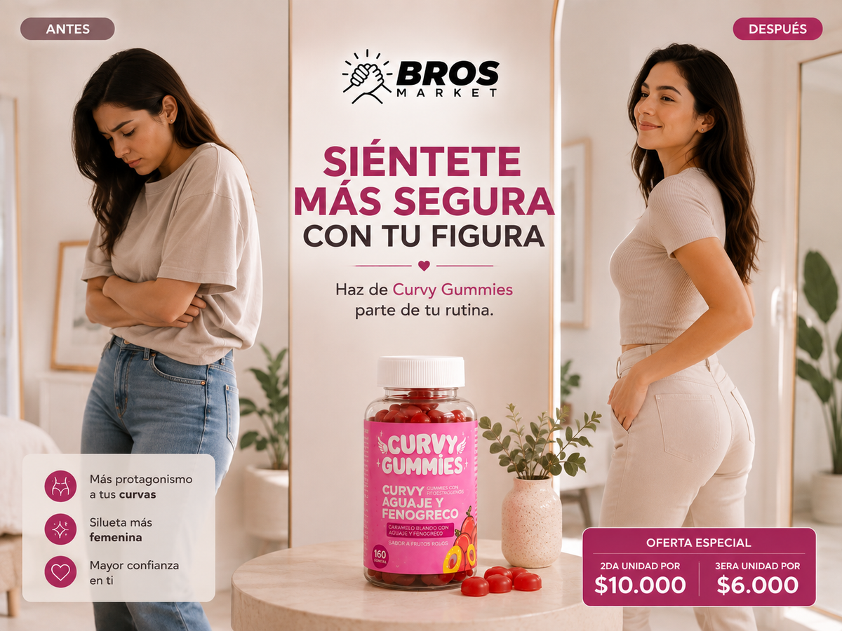 CURVY GUMMIES – MÁS CURVAS, MÁS TÚ