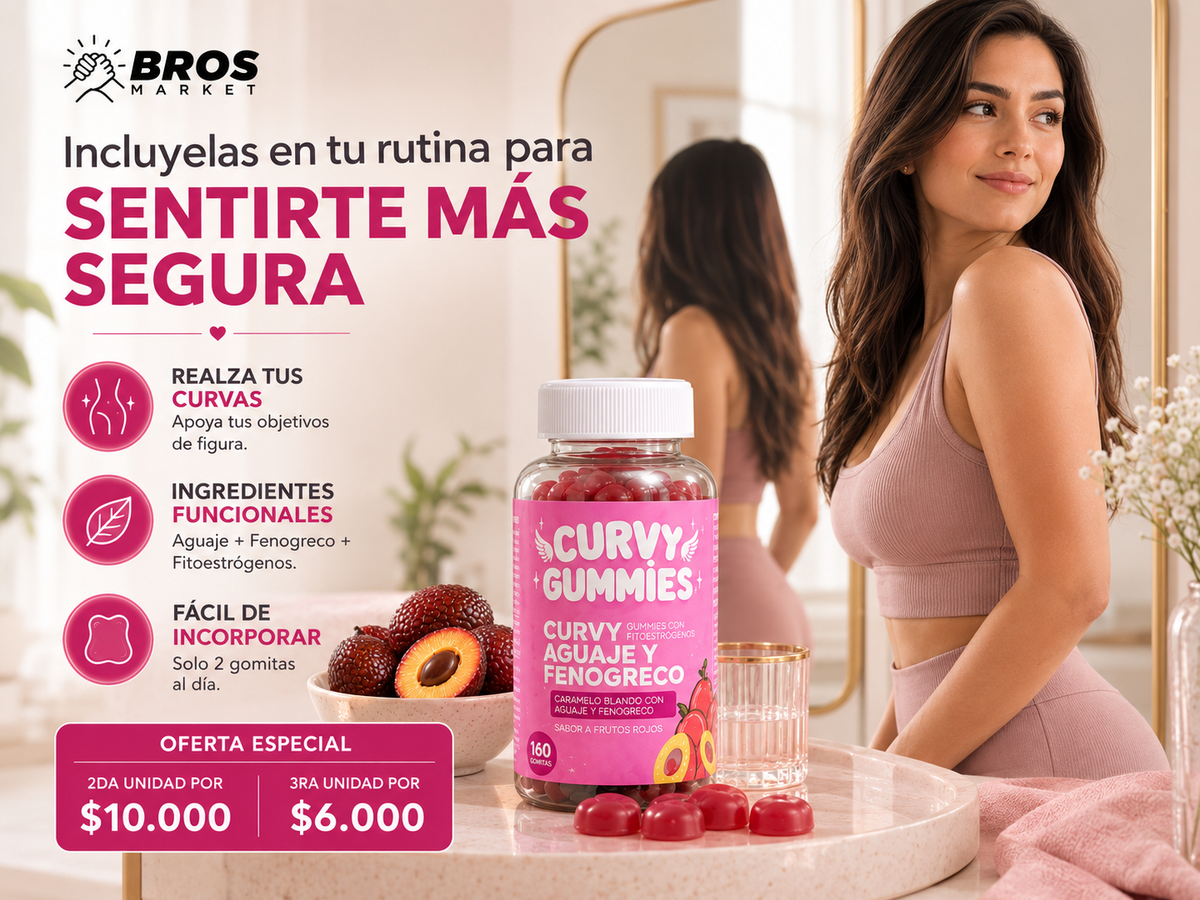 CURVY GUMMIES – MÁS CURVAS, MÁS TÚ