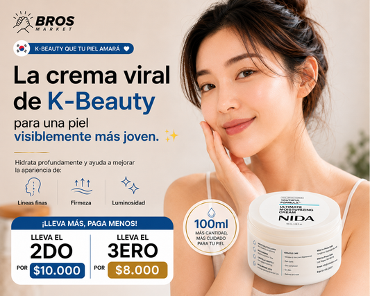 Nida Crema hidratante - Piel más firme, suave y luminosa