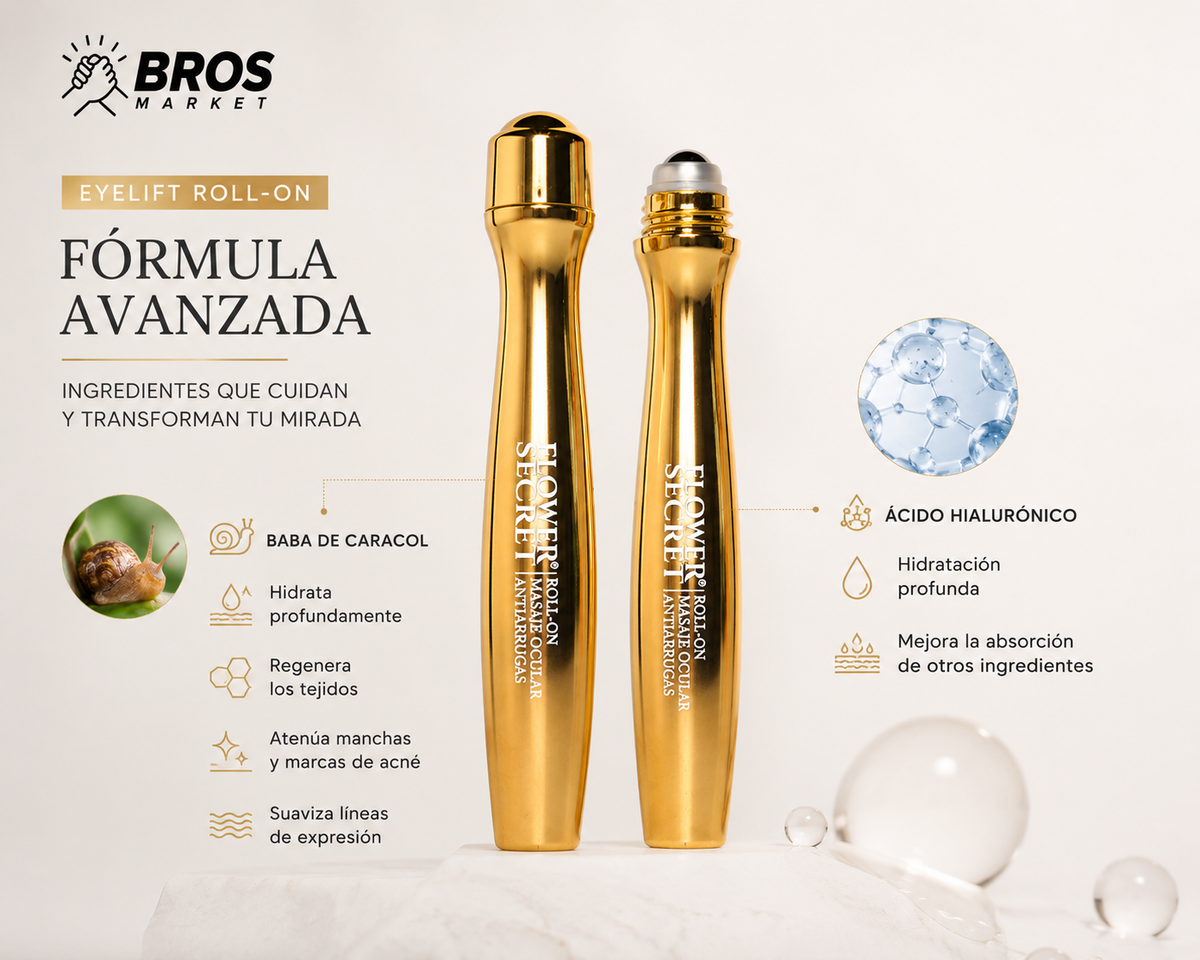 EyeLift Roll-On -  Sérum Rejuvenecedor para Contorno de Ojos
