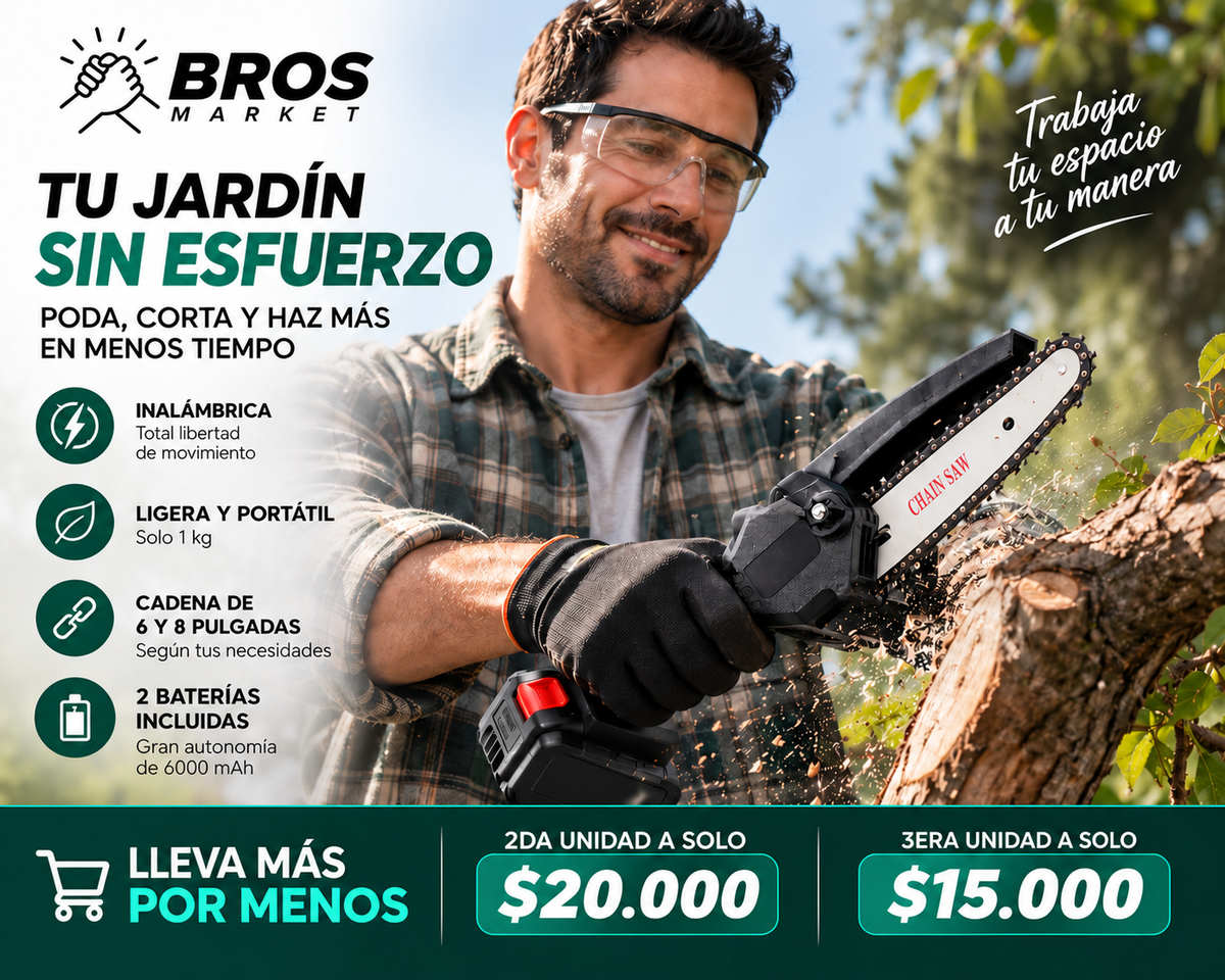 Mini Sierra Inalambrica - El corte que se adapta a tu ritmo