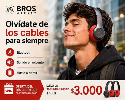 AirSound Pro - Audífonos Inalámbricos con Bluetooth