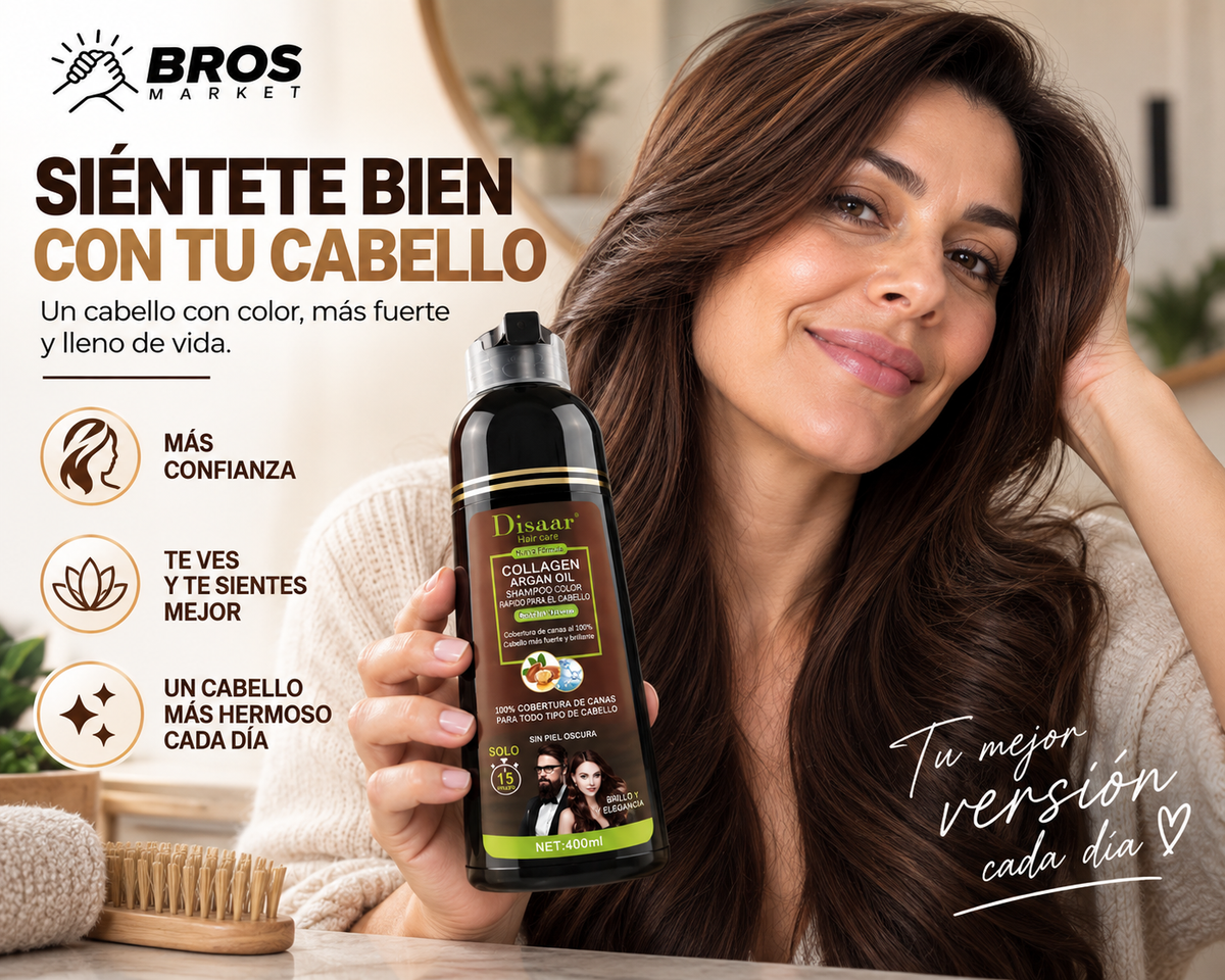 Dissar Shampoo Pinta Canas - Color y cuidado en un lavado