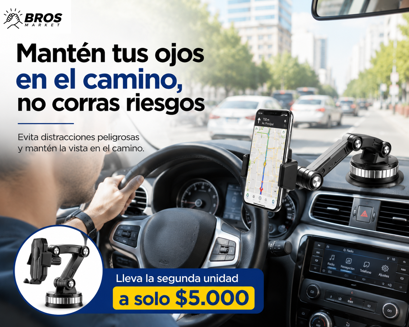 SpinMount: Soporte Celular 360°