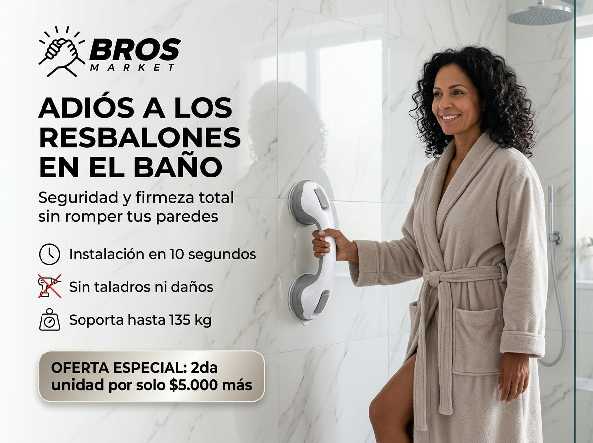 MaxGrip - Estabilidad total en tu ducha diaria
