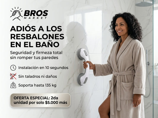 MaxGrip - Estabilidad total en tu ducha diaria