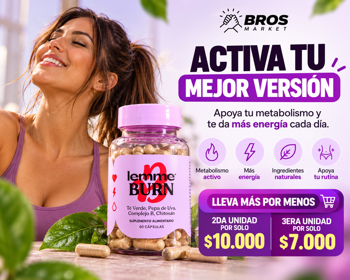 Lemme Burn Activador de Metabolismo - Apoyo natural para tu energía diaria