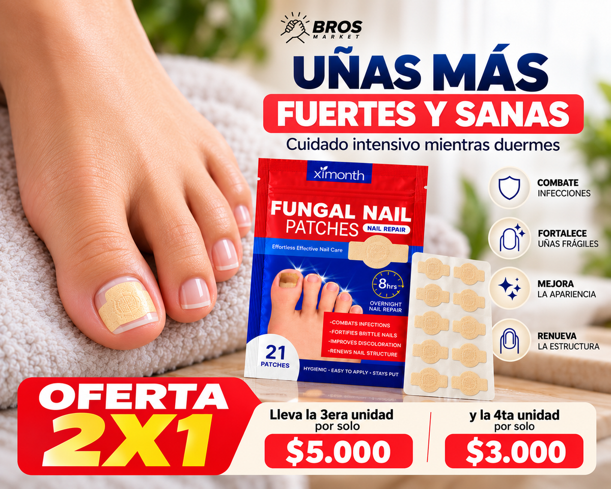NailRenew Parches Anti Hongos para Uñas - Mejora la apariencia de tus uñas