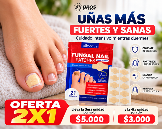 NailRenew Parches Anti Hongos para Uñas - Mejora la apariencia de tus uñas