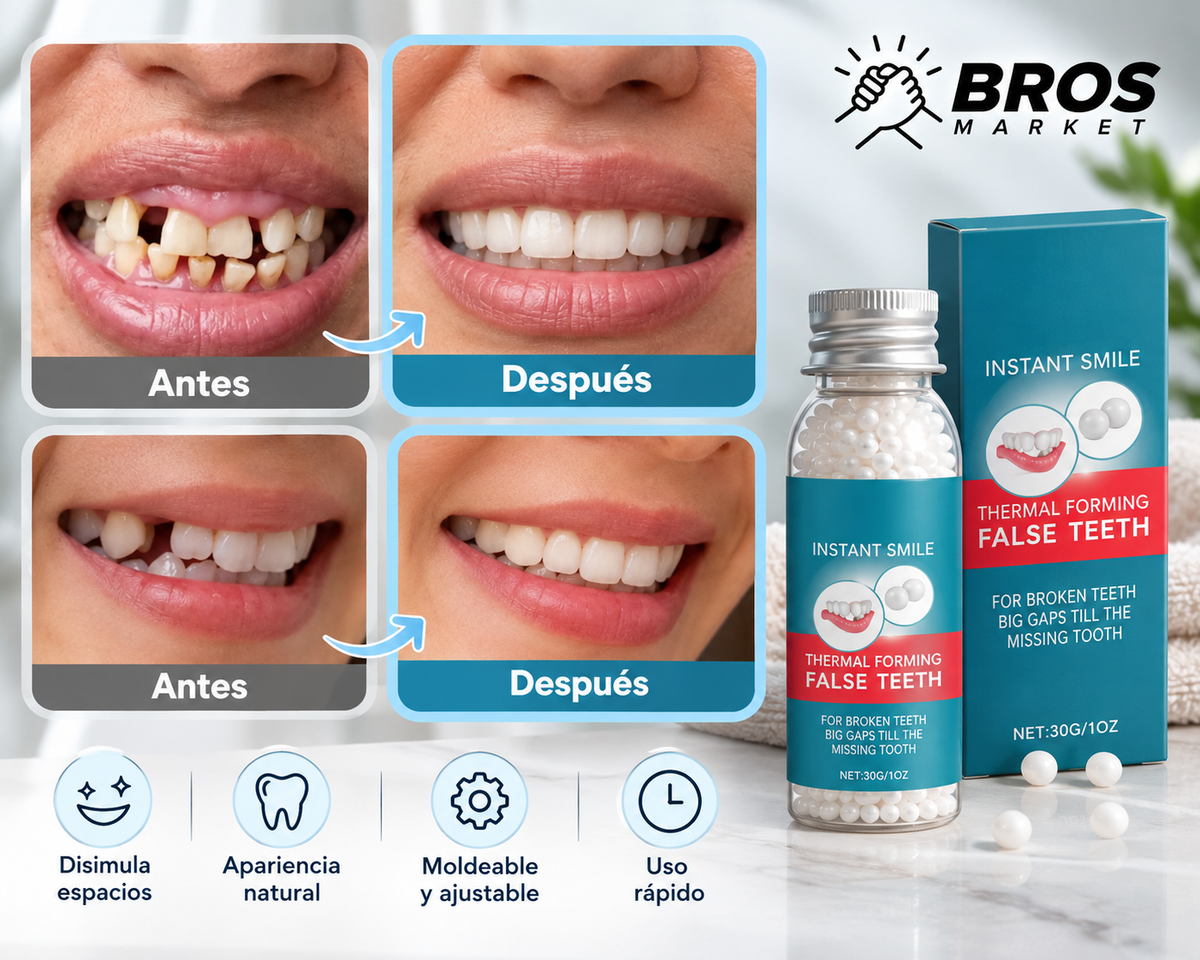 DentiFix Dientes Postizos Temporales - Vuelve a sonreír con confianza