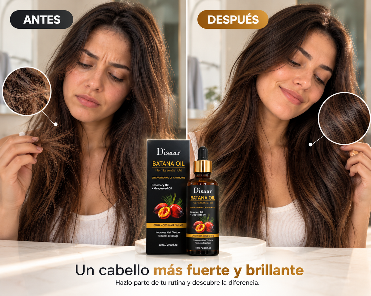 Disaar Batana Oil Aceite Capilar 60ml - Cabello más fuerte y brillante