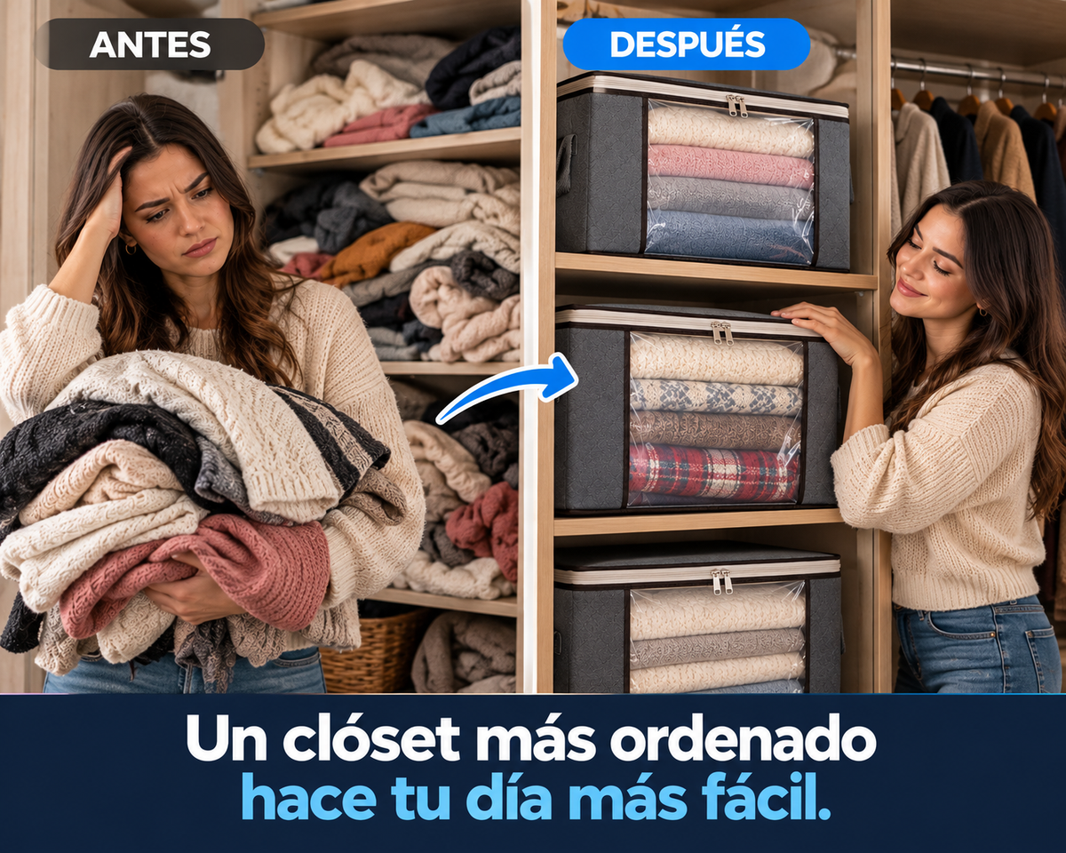 MaxiBag Organizador de Ropa X3 Unidades - Ordena todo en un solo lugar