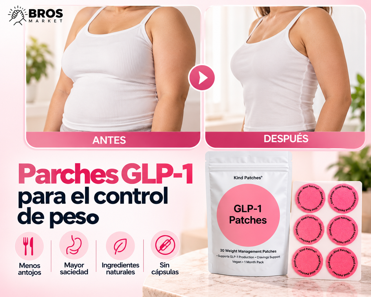 NutriPatch Parches GLP-1 Naturales Adelgazante - Bienestar para tu rutina diaria