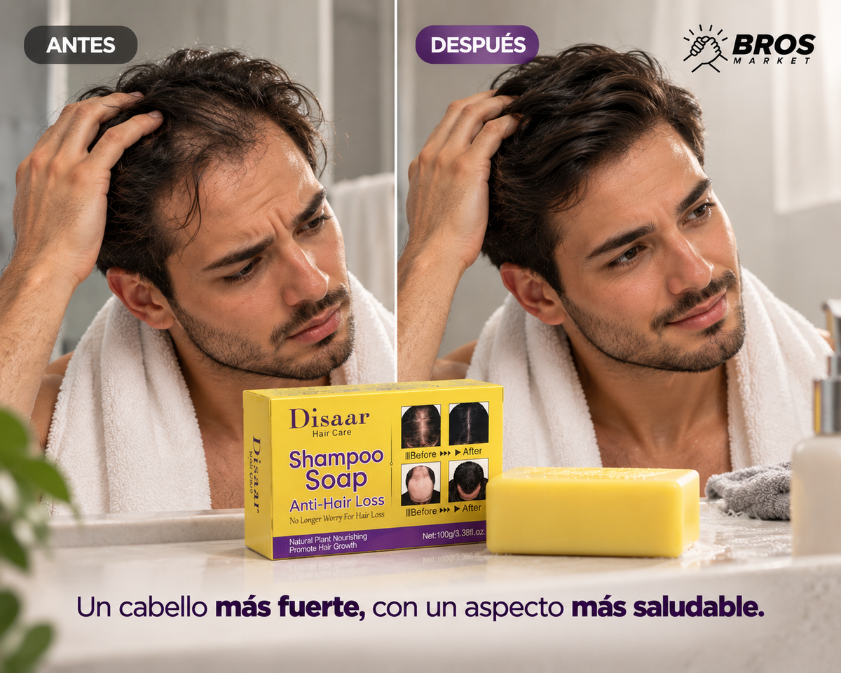 Capilux Shampoo en Barra Anticaída Jengibre - Cuida, nutre y fortalece tu cabello