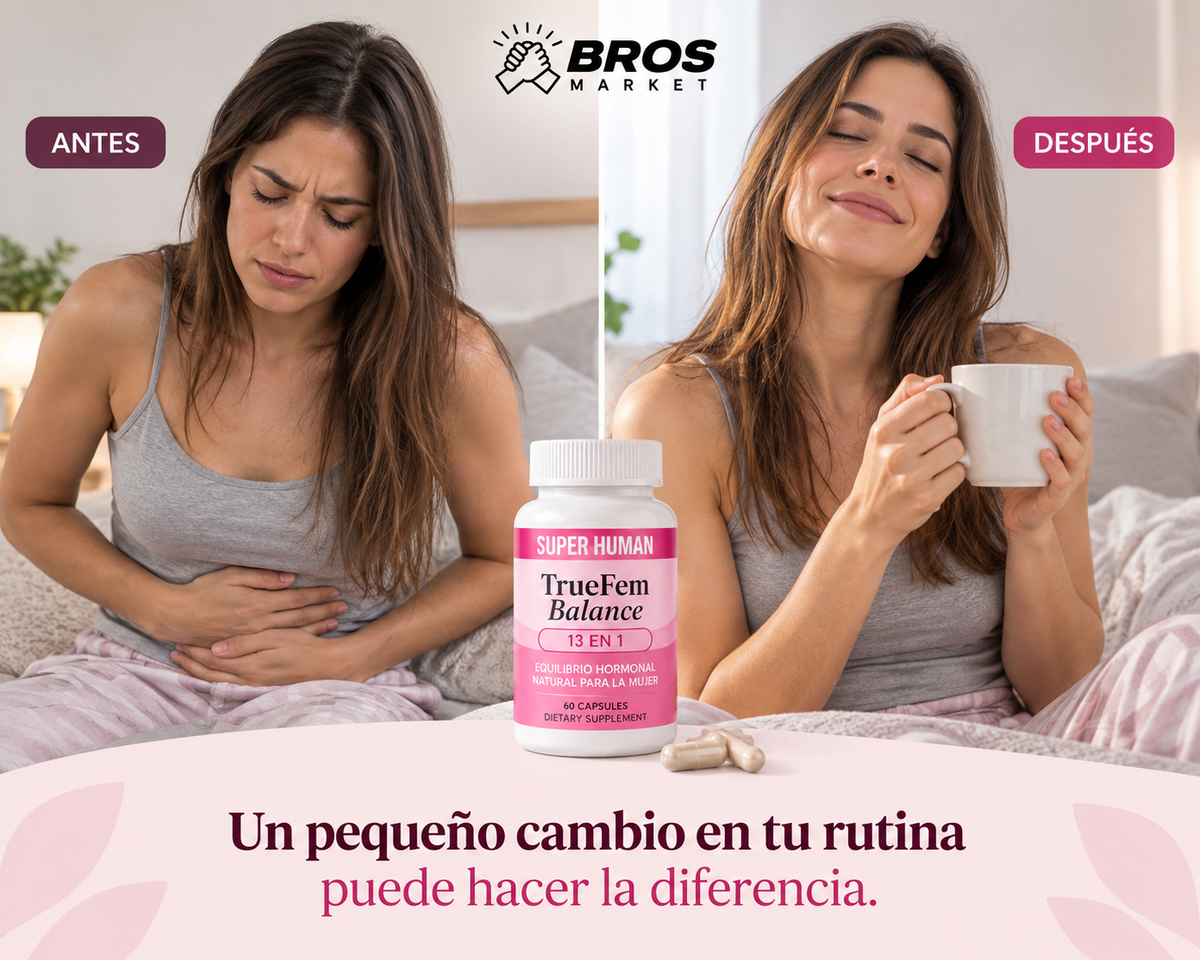 True Fem Balance Equilibrio hormonal Cápsulas -Bienestar femenino desde adentro