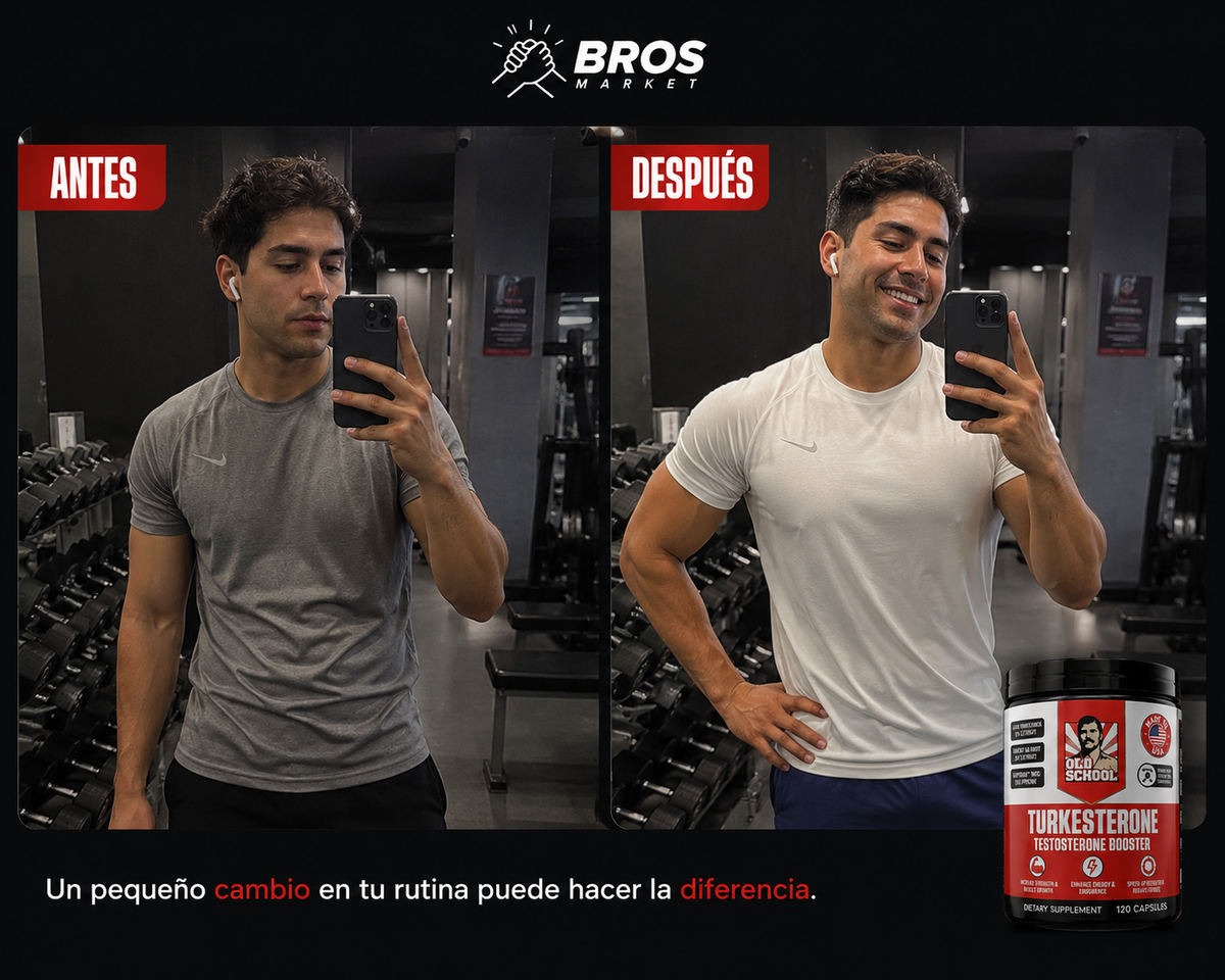 Turkersterone Potenciador de Testosterona Cápsulas - Fuerza y recuperación muscular