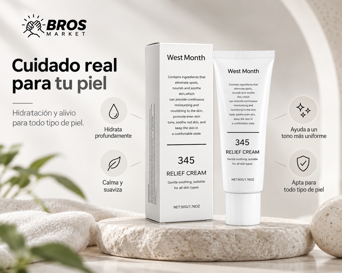 345 Relief Crem Reparadora Hidratante - Equilibra y suaviza tu piel