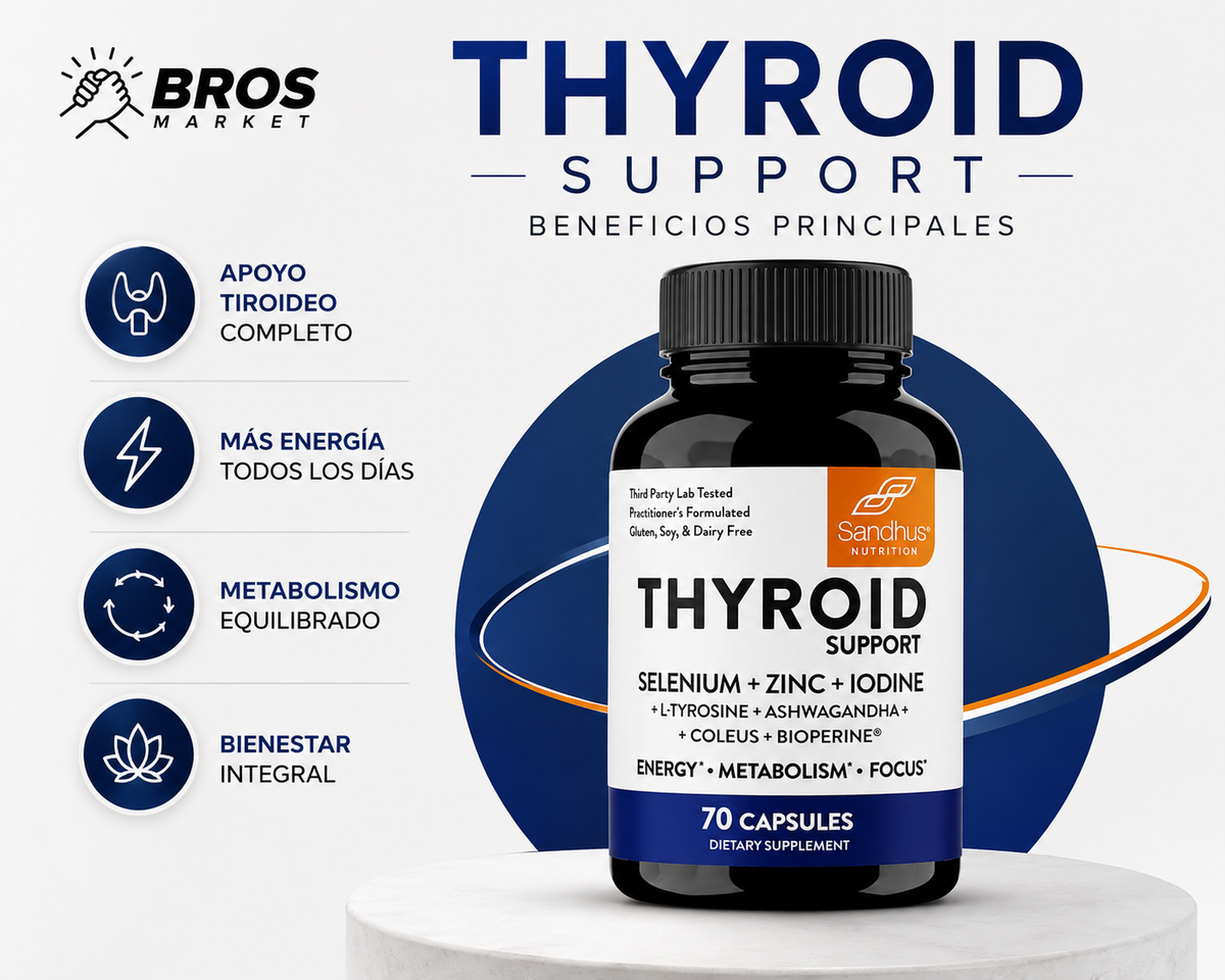 Thyroid Support - Energía, metabolismo y enfoque en equilibrio