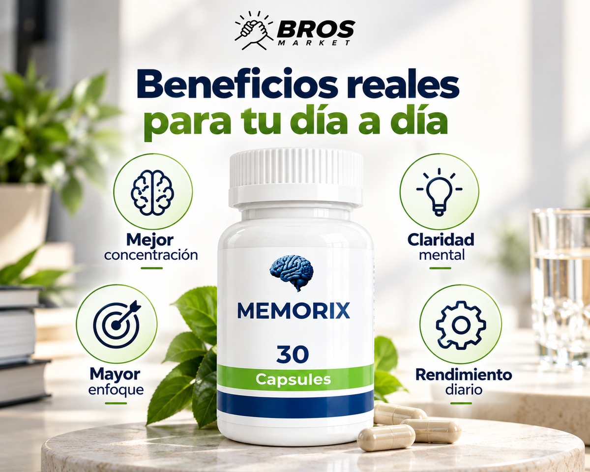 Memorix Suplemento para la Memoria - Bienestar mental diario