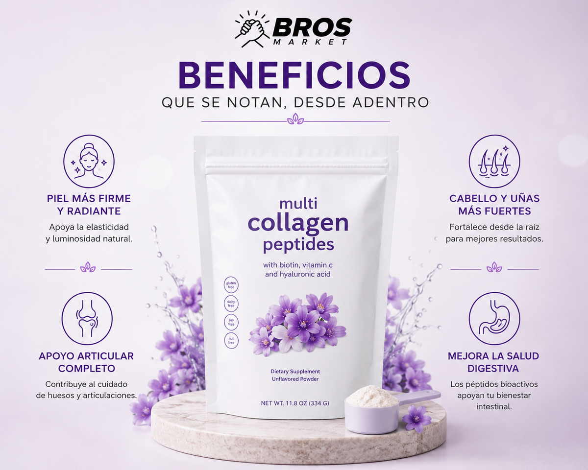 Multi Collagen Peptides - Cuidado completo de pies a cabeza