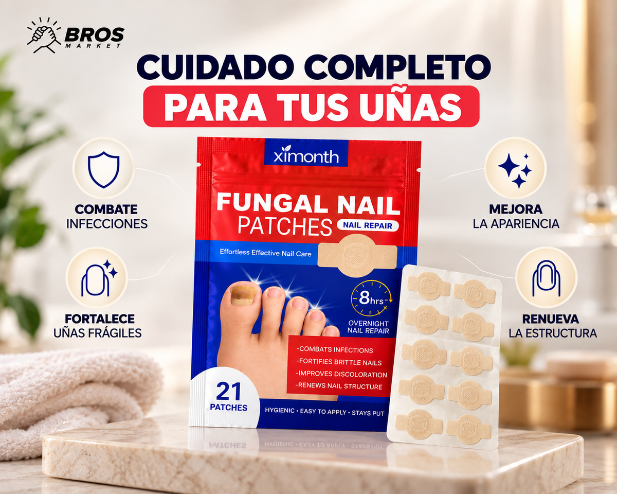 NailRenew Parches Anti Hongos para Uñas - Mejora la apariencia de tus uñas