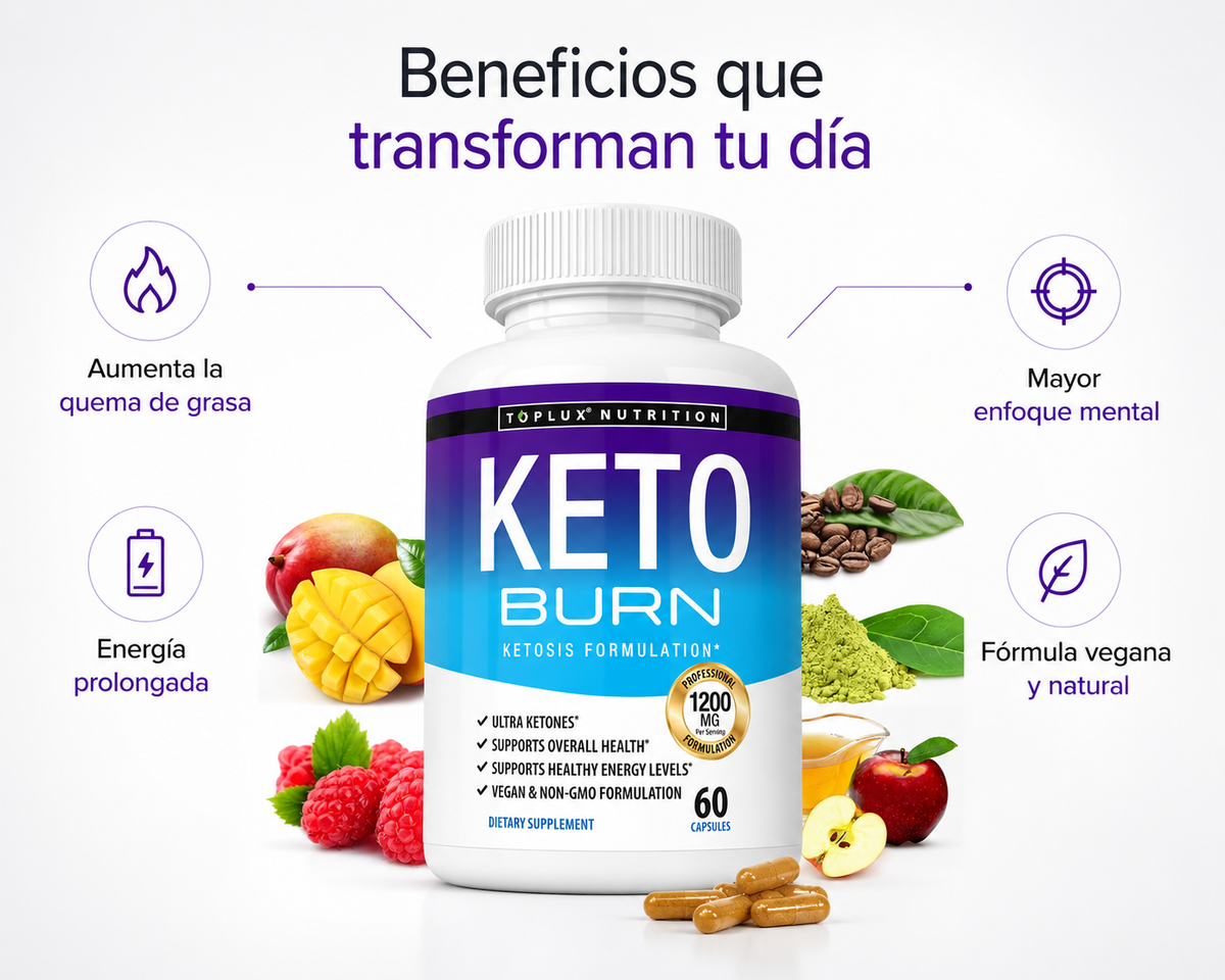KetoBurn Capsulas - Energía para acompañar tu rutina