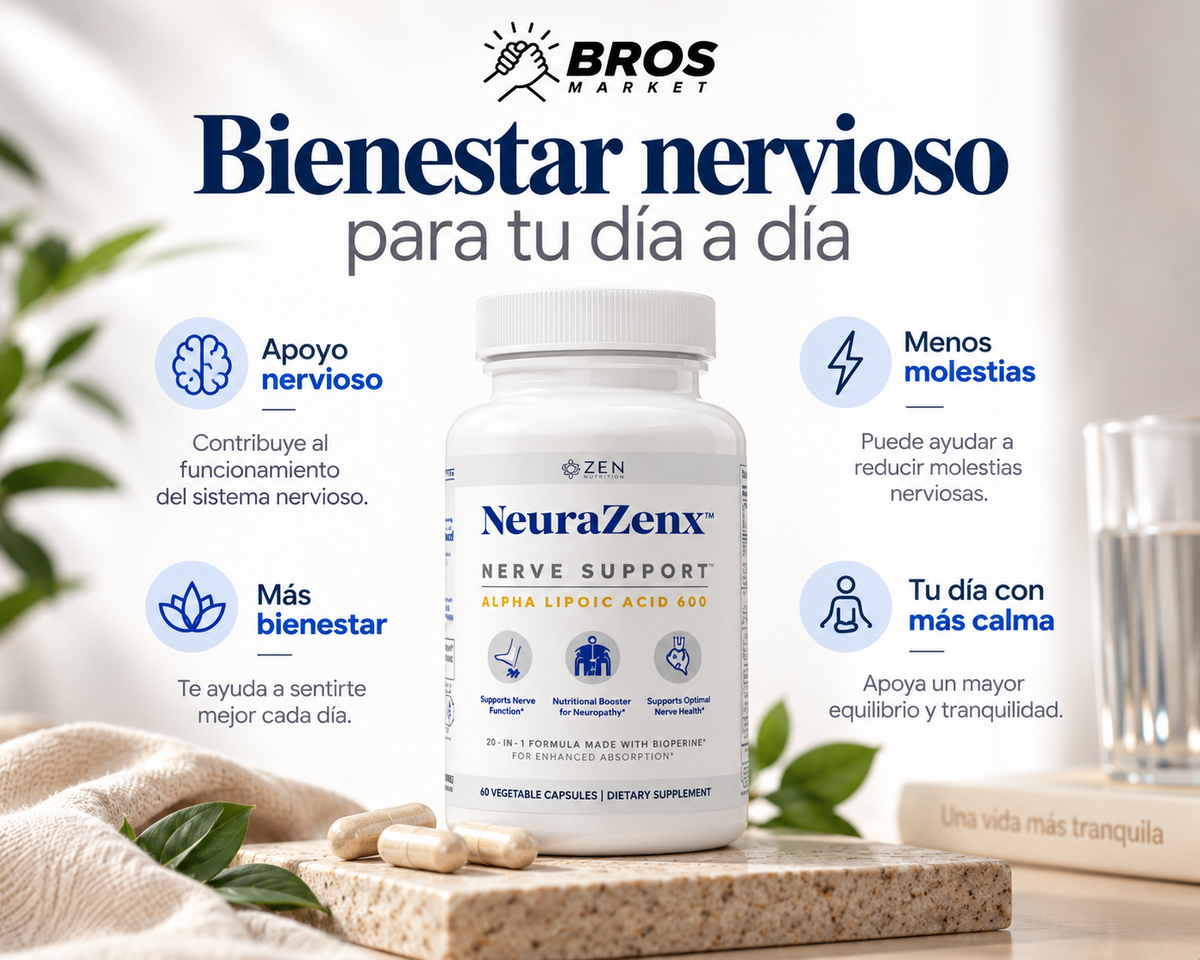 NeuraZenx Soporte para el Sistema Nervioso - Apoyo diario para el bienestar nervioso