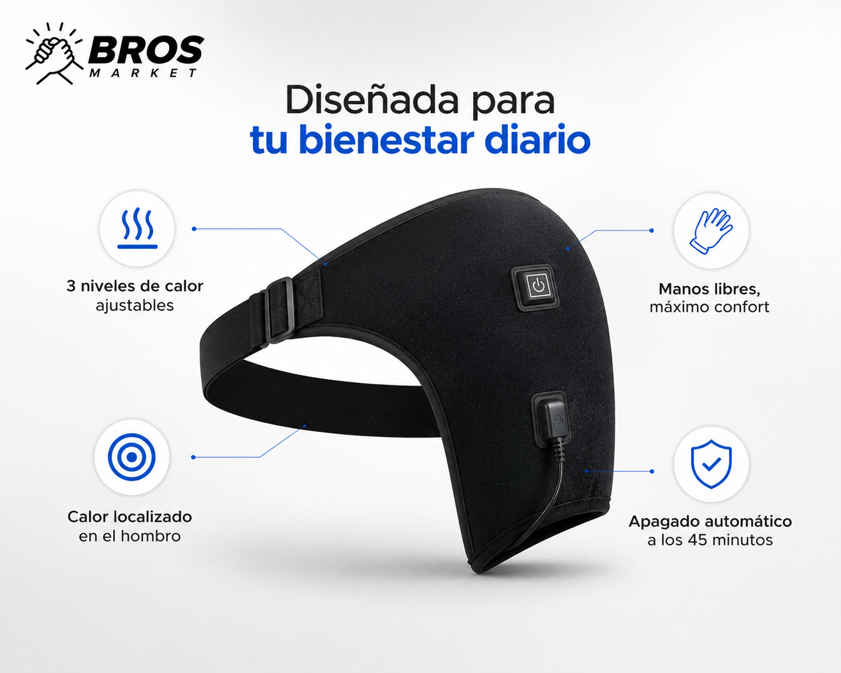 ThermoFlex Hombrera Térmica - Calor y soporte para tu hombro