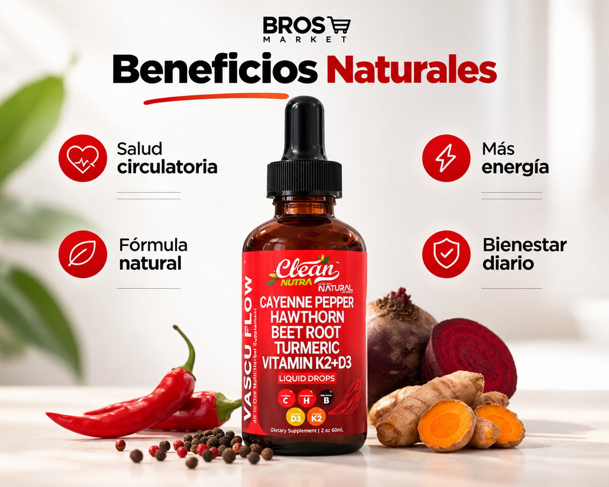 Vascu Flow Clean Nutra 60 ML - Apoyo diario a la circulación