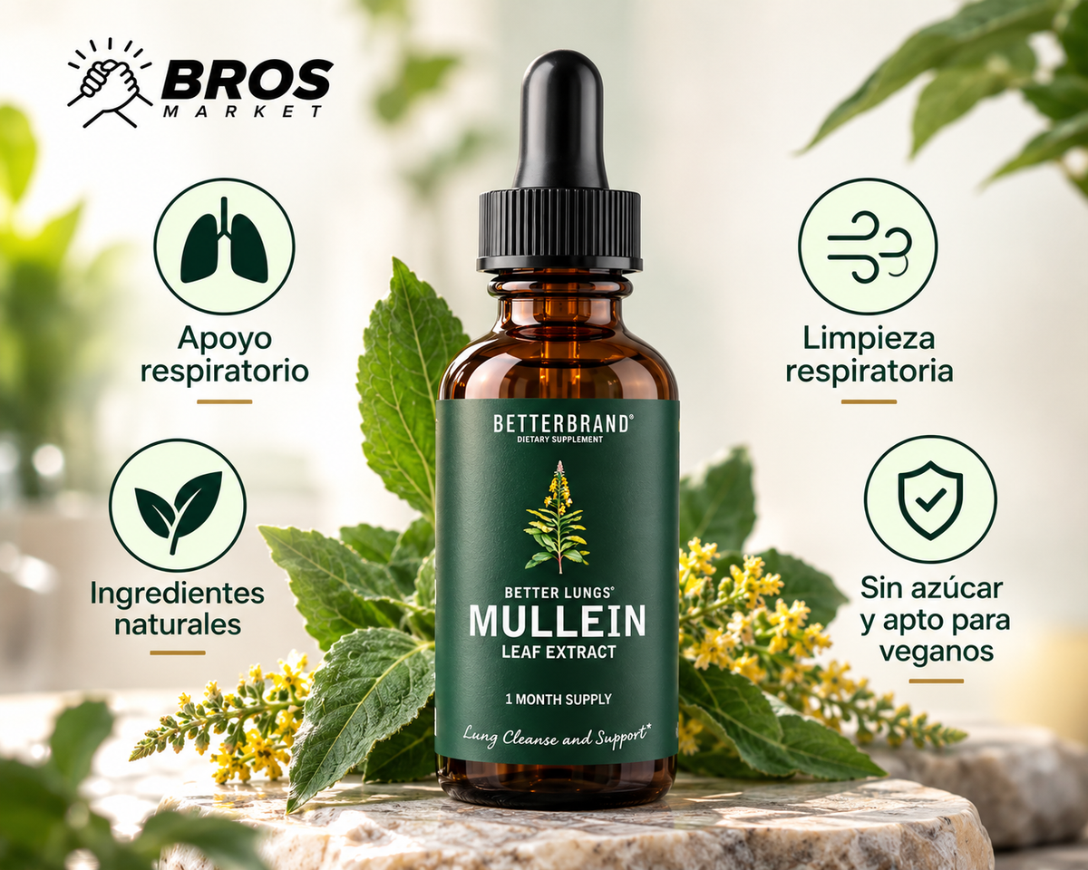 BetterLungs Mullein Detox Pulmonar - Bienestar para tus pulmones