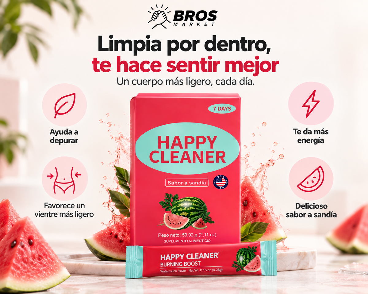 Happy Cleaner Detox Digestivo en Polvo - Bienestar Digestivo en Cada Sorbo