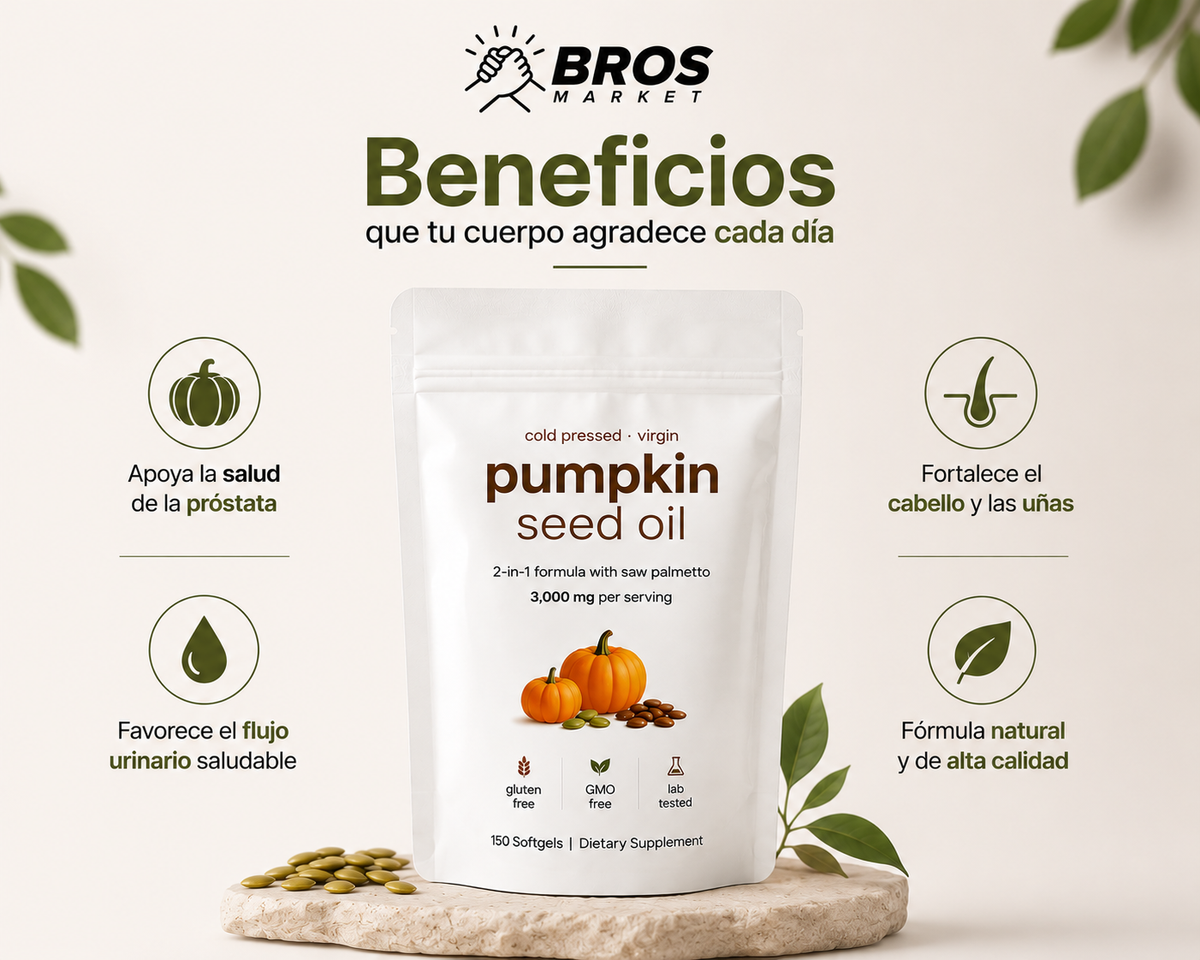 Pumpkin Seed Oil Microingredientes Cápsulas- Bienestar integral desde adentro